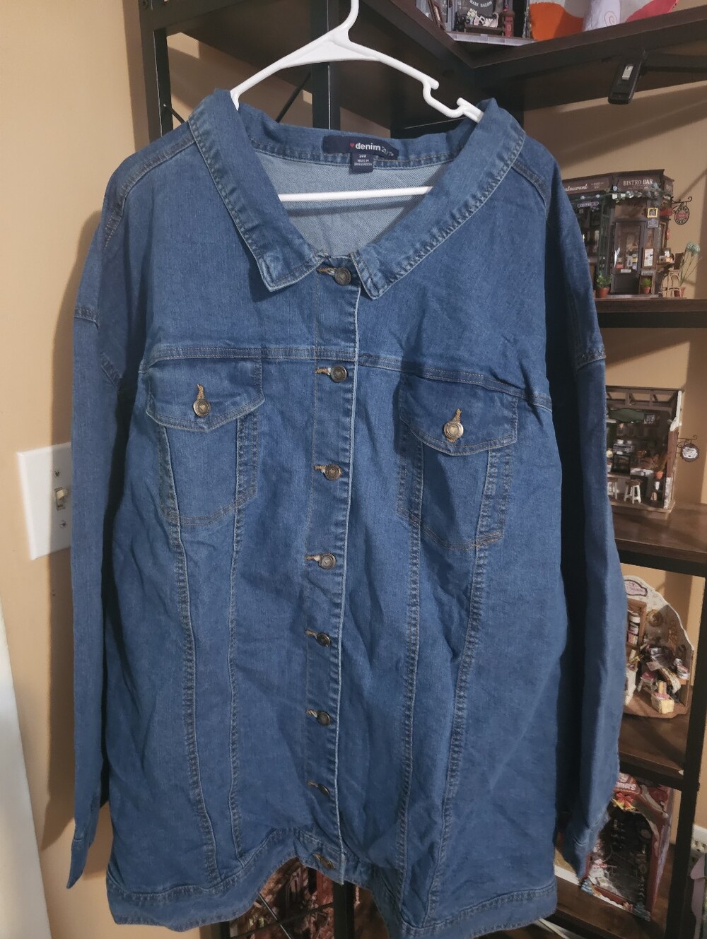 Denim 24/7 Women's 34W Denim Jacket